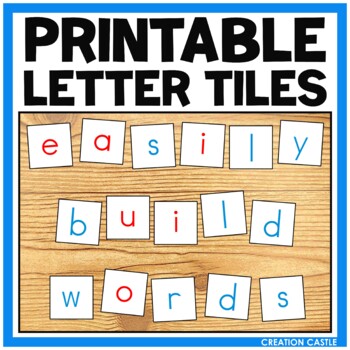 Free Letter Tiles by Creation Castle