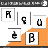 Letter Tiles Clipart - Spanish, French, Italian, Portugues