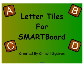 Preview of Letter Tiles for SMARTBoard Gallery