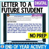 Letter To A Future Student DIGITAL Writing Activity - End 