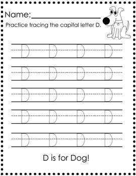 capital letter tracing teaching resources teachers pay teachers