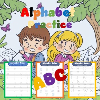 Preview of Letter Tracing Book for kids ages 3-5