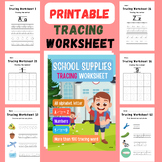 Tracing Worksheets Alphabet Writing Practice Handwriting P