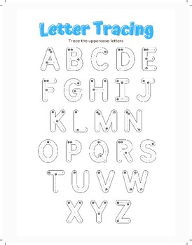 Preview of Letter Tracing Full Alphabet