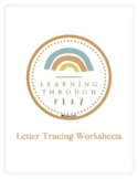 Letter Tracing and Pencil Control Worksheets - PACKAGE