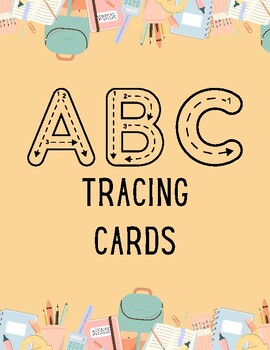 Preview of Letter Tracing, lower and capital letters!