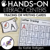 Letter Tracing or Letter Writing Cards - Literacy Centers 