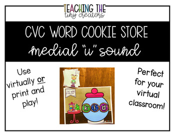 Preview of CVC Word Building Short U Phonics for Distance Learning