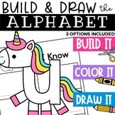 Letter U Craft and Unicorn Directed Drawing