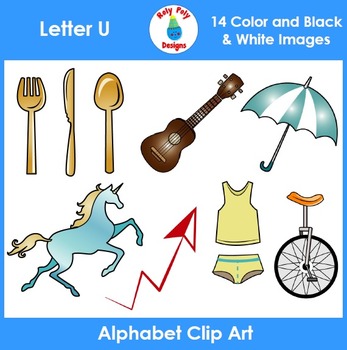 Letter U Phonics Clip Art Set by Roly Poly Designs | TPT