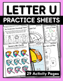 Letter U Worksheets & Games: Phonics Letter of the Day or 