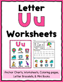 letter u worksheets teaching resources teachers pay teachers