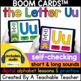 Letter Uu Lesson & Practice | Distance Learning Alphabet w