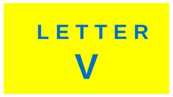 Preview of Letter V