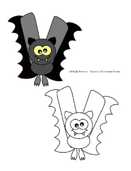 Letter V Craftivity Vampire Bat Zoo Phonics Inspired Color Bw Versions