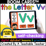 Letter V Lesson & Practice | Distance Learning Alphabet wi