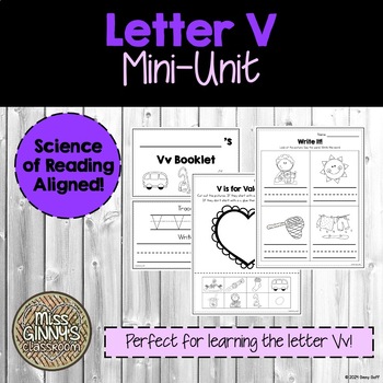 Preview of Letter V - Mini-Unit - Science of Reading - Orton Gillingham Inspired