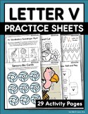 Letter V Worksheets & Games: Phonics Letter of the Day or 