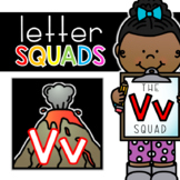 Letter Vv Squad: DAILY Letter of the Week Digital Alphabet