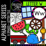 Letter W {Creative Clips Digital Clipart}
