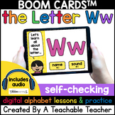 Letter W Lesson & Practice | Distance Learning Alphabet wi