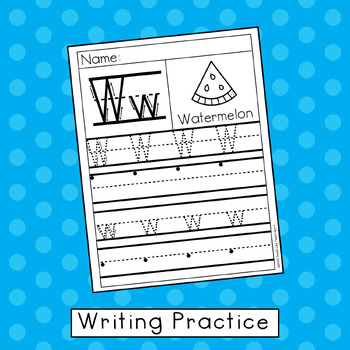 Letter W | Letter of the Week | Activities | Phonics | Alphabet | TPT