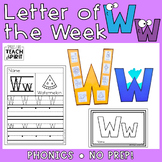 Letter W | Letter of the Week | Activities | Phonics | Alphabet