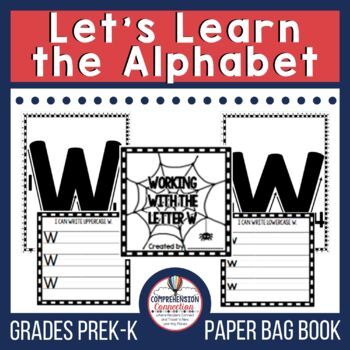 Preview of Letter W Activities, Letter W Project, Letter of the Week Lessons for Letter W