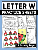Letter W Worksheets & Games: Phonics Letter of the Day or 