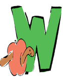 Letter W Vocabulary Cards