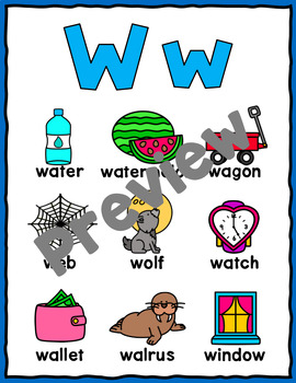 Letter W Worksheets! by Kindergarten Swag  TPT