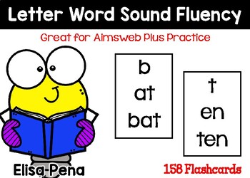 Preview of Letter Word Sound Fluency (Great for Aimsweb Plus)