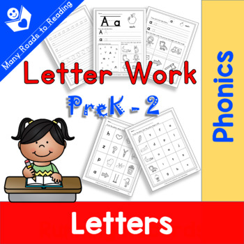 Preview of Letter Work NO PREP PreK-2 ELL