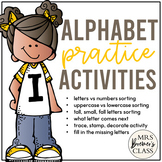 Alphabet Activities | Alphabet Centers | Letter Learning Practice