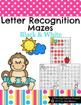 Letter Worksheets by Planning Playtime | Teachers Pay Teachers