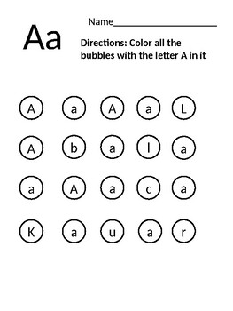 Letter Worksheets by Tracy Frye | TPT