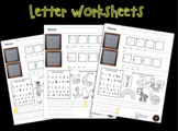 Letter Worksheets A-Z