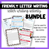 Letter Writing Activity Bundle - Writing Guides, Templates