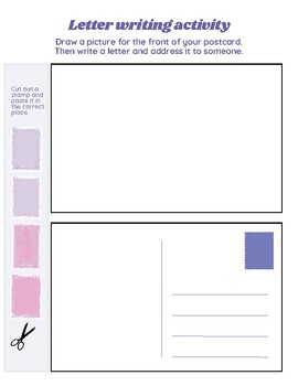 Preview of 2024 Letter Writing Activity: Unleash Your Creativity with Our Postcard Template