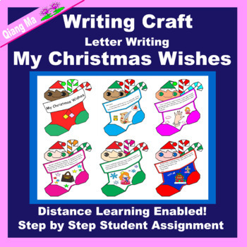Preview of Letter Writing Craft: My Christmas Wishes