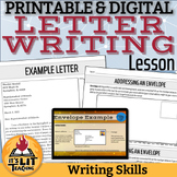 Letter Writing & Envelope Addressing Lesson (PRINTABLE & DIGITAL)