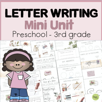 Preview of Letter Writing Mini Unit, Language Arts, Creative Writing, Prek-3rd, Handwriting