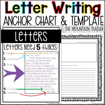 Letter Writing Anchor Chart