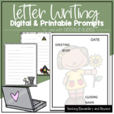 Google Classroom™ Letter Writing Templates for Distance Learning