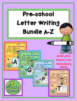 Preview of Letter Writing for Beginners Bundle ~A-Z