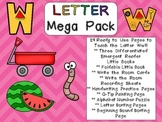 Letter Ww Mega Pack- Kindergarten Alphabet- Handwriting, L