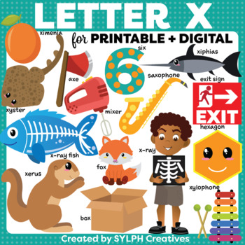 Alphabet letter X pictures stock vector. Illustration of learning -  50724477