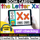 Letter X Lesson & Practice | Distance Learning Alphabet wi