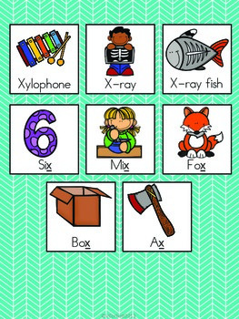 letter x vocabulary cards by the tutu teacher teachers pay teachers