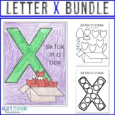 Letter X Worksheets and Craft | VOWAC Six Fox in a Box Pri